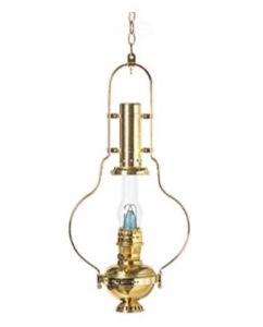 Deluxe Brass Aladdin Hanging Lamp